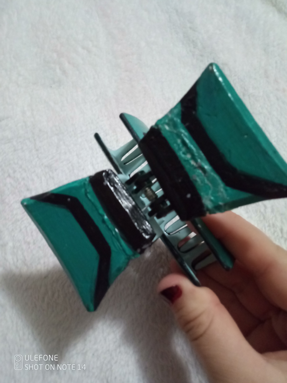 Deku Hair Claw Clip: Homemade